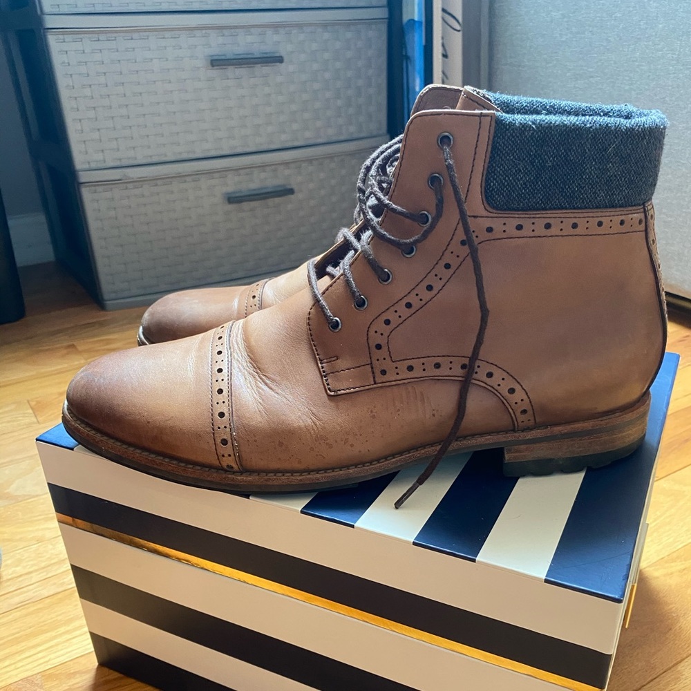 Warefield and grand men’s leather boot
